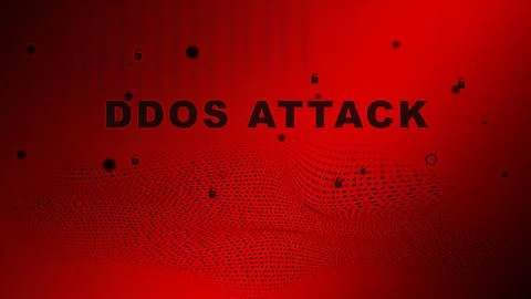 Understanding DDoS attacks and their impact on online security and networks 스톡 일러스트