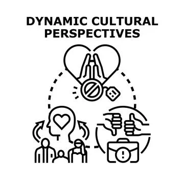Understanding diverse cultural perspectives developing social inclusion Ilustración de archivo