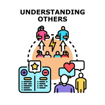 Understanding diverse people for conflict resolution Stock Illustration