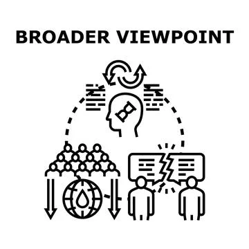 Understanding diverse perspectives, global issues, and individual viewpoints  Stock Illustration
