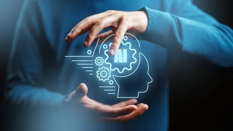 Understanding e learning and artificial intelligence in education Stock Photos