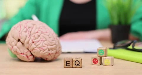 Understanding emotional intelligence through brain activity and skill Stock Footage 320946771