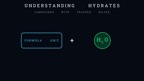 Understanding hydrates 스톡 동영상 335190837