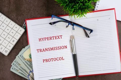 Understanding hypertext transmission protocol reveals its crucial role in e.. Foto stock