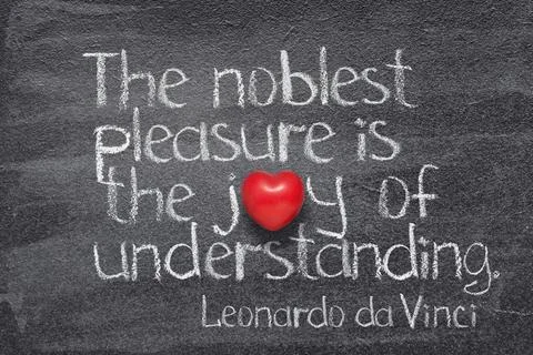 Understanding joy Da Vinci Stock Photos