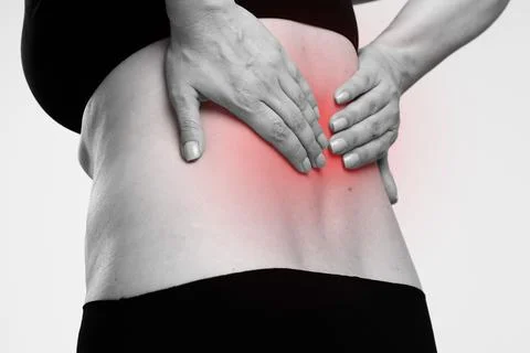 Understanding Lower Back Pain Causes and Relief Methods Stock Illustration
