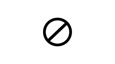 Understanding The Meaning And Common Uses Of Prohibited Symbol 库存影片 331567014