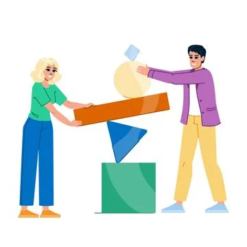 Understanding mental model website vector Illustrazione stock