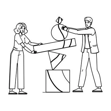 Understanding mental model website vector Stock Illustration