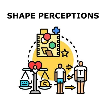 Understanding perceptions and value selection process Stock Illustration
