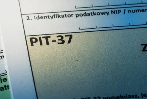 Understanding Polish PIT Tax Forms for Individuals and Their Financial Impl.. Stock Photos