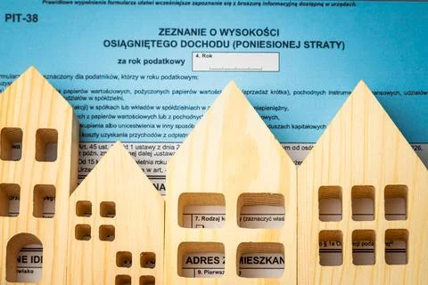 Understanding Polish PIT Tax Forms for Individual Income Reporting in Finance Fotos Stock