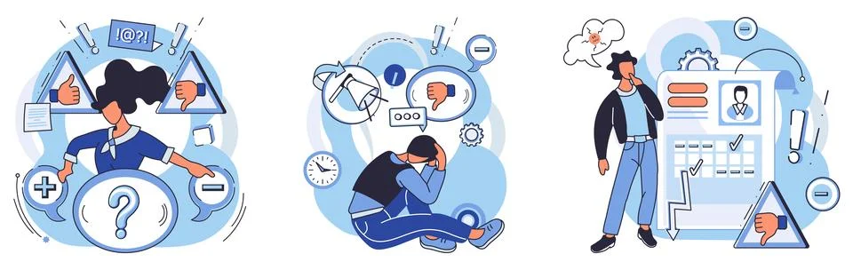 Understanding Problem Solving, Decision Making, and Situational Analysis in.. Illustrazione stock