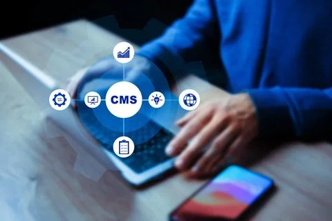 Understanding the role of content management systems in digital work processes Stock Photos