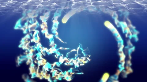 Underwater abstract background 4K Stock Footage 40341284