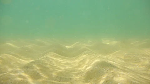 Underwater abstract background with refraction of the sun rays Video stock 39938830