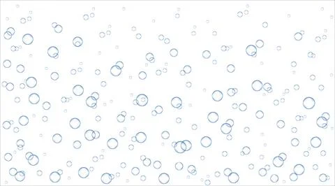 Underwater air bubble effect. Stock Illustration