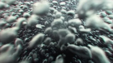 Underwater air bubbles good for backgrounds. 库存影片 254354281