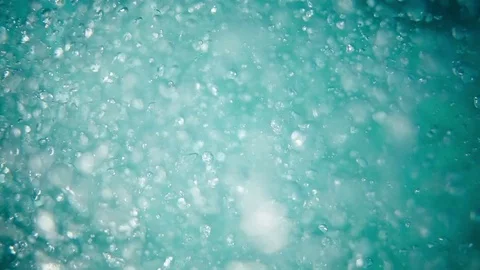 Underwater air bubbles rising Stock Footage 76981681