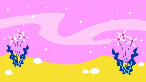 Underwater alien planet landscape background vector stock Stock Illustration