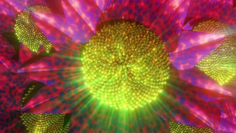 Underwater alien plant rays 3d seamless loop 動画素材 235178281