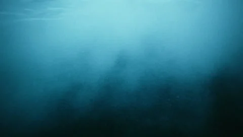 Underwater Arctic Ocean Surface with Bubbles and Light Stock Footage 334334129