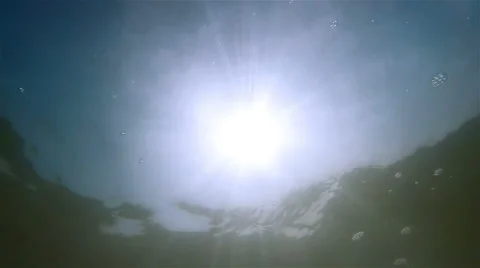 Underwater background Video stock 68346441