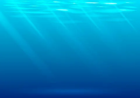 Underwater background in vector graphics Stock Illustration