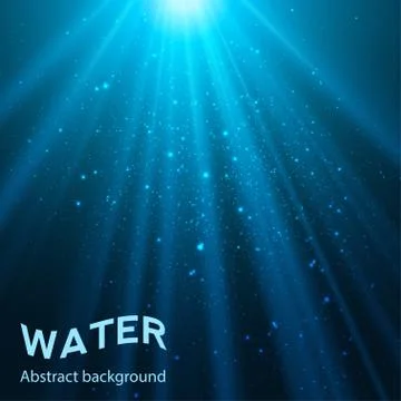 Underwater background vector illustration Stock Illustration