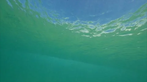 Underwater beach wave slow motion Video stock 54712941