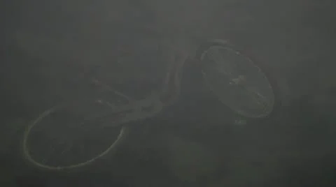 Underwater Bike Stock Footage 20435037