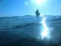 Underwater Bikini Girl HS07 Slow Motion 240fps Ocean Waves Footage