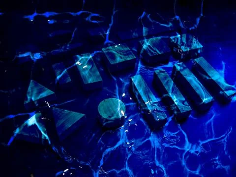 Underwater block buildings objects Photos