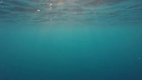 Underwater blue ocean Video stock 132020750