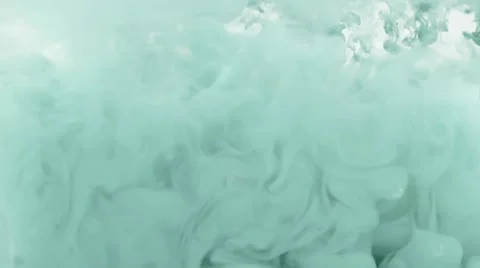 Underwater Blue Paint Smoke Stock Footage