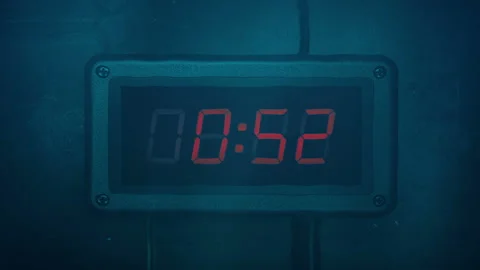 Underwater Bomb Counts Down And Explodes Stock Footage 156974583