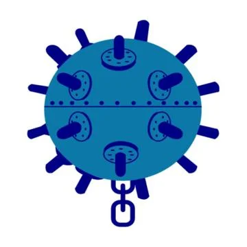 Underwater bomb Stock-Illustration