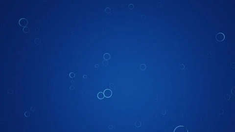 An underwater bubble animation. view under the ocean with bubbles Video stock 278395978