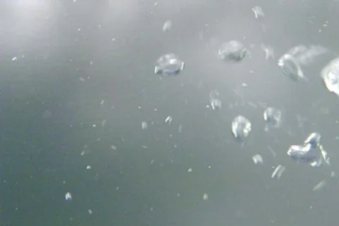 Underwater Bubble Large 01 60sec : VJ Loop Stock Footage 327489