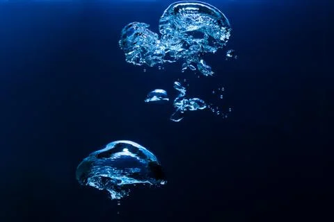 Underwater bubble Stock Photos