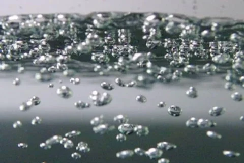 Underwater Bubble Small 3 slow-mo 60sec : VJ Loop Stock Footage 327539