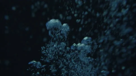Underwater bubbles 04 Stock Footage