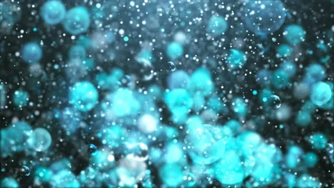 Underwater Bubbles in a 3D animation Stock Footage 233771974