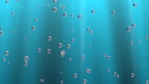 Underwater Bubbles Video stock 87346657