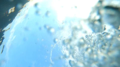 Underwater Bubbles Stock Footage 105993100