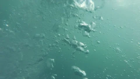 Underwater Bubbles Stock Footage 132262249