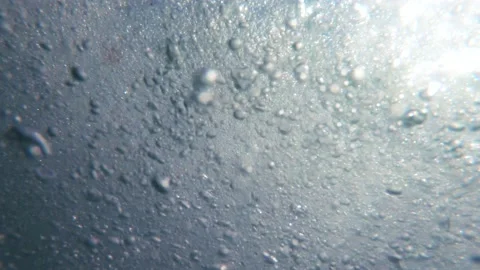 Underwater Bubbles Stock Footage 132262994