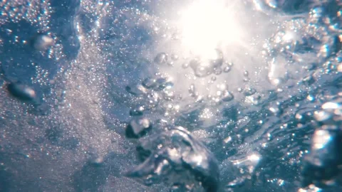Underwater Bubbles Video stock 132263265