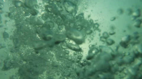 Underwater Bubbles Stock Footage 132817544