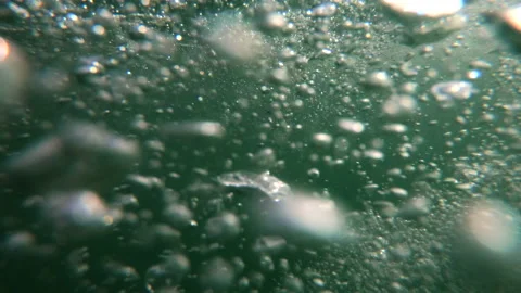 Underwater Bubbles Stock-Footage 134299312
